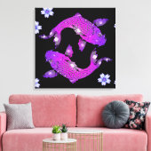 Koi-carp Canvas Afdruk (Insitu (Woonkamer))