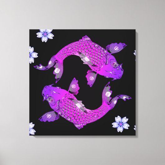 Koi-carp Canvas Afdruk (Voorkant)