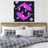 Koi-carp Canvas Afdruk (Insitu (Slaapkamer))
