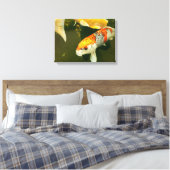 Koi Carp Canvas Print (Insitu (Slaapkamer))