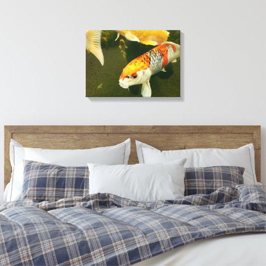 Koi Carp Canvas Print (Insitu (Slaapkamer))