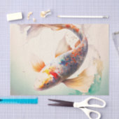 KOI CARP decoratieve vis decoupage papier (Craft)
