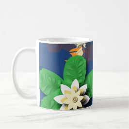 Koi Carp en Lotus Flowers Koffiemok