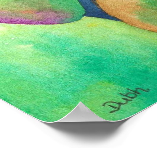 koi carp-et poster (Hoek)