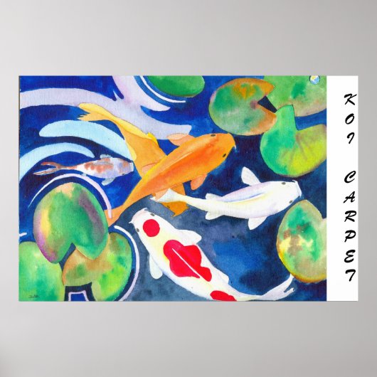 koi carp-et poster (Voorkant)