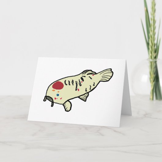 Koi Carp Feestdagen Kaart (Voorkant)