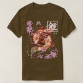 Koi Carp Fish Japan Sakura Cherry Blossom for K T-shirt (Design voorkant)