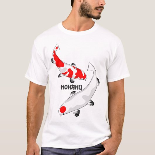 KOI Carp Fish - Nishikigoi KOHAKU 1 T-Shirt (Voorkant)