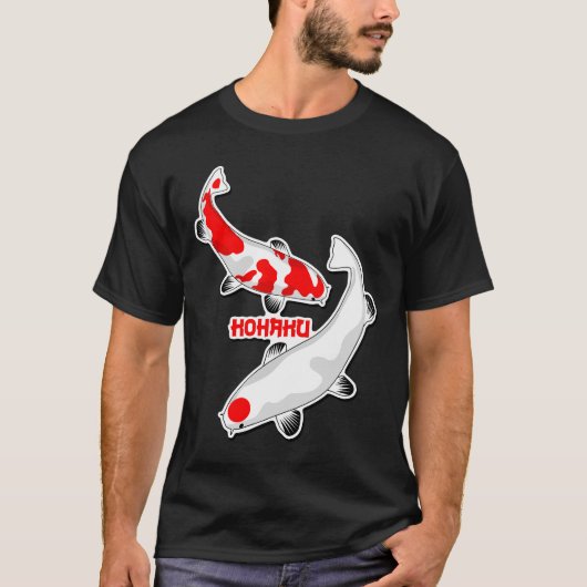 KOI Carp Fish - Nishikigoi KOHAKU 2 T-Shirt (Voorkant)