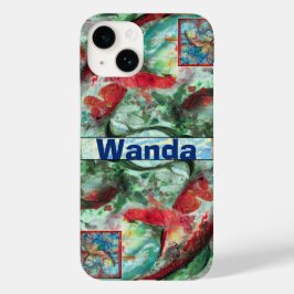 Koi Carp Fish Painting Case-Mate iPhone 14 Hoesje