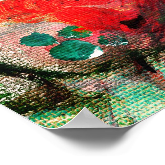 Koi Carp Fish Painting Poster (Hoek)