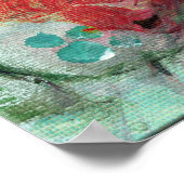 Koi Carp Fish Painting Poster (Hoek)