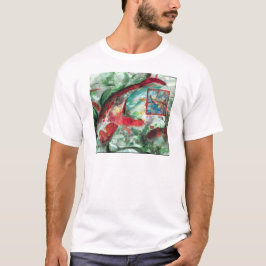 Koi Carp Fish Painting T-shirt