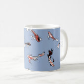 Koi Carp Fish Pattern Koffiemok (Voorkant rechts)