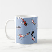 Koi Carp Fish Pattern Koffiemok (Links)