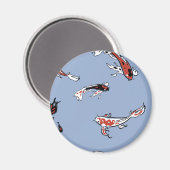 Koi Carp Fish Pattern Magneet (Voorkant / Achterkant)