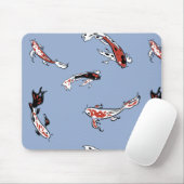 Koi Carp Fish Pattern Muismat (Met muis)