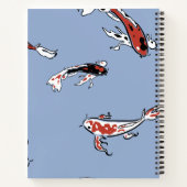 Koi Carp Fish Pattern Notitieboek (Achterkant)