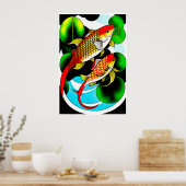 Koi Carp - Grote afdrukken Poster (Keuken)