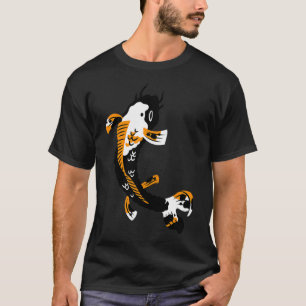 Koi Carp Japanse vis Koi Art Japanse borduurwerk T-shirt