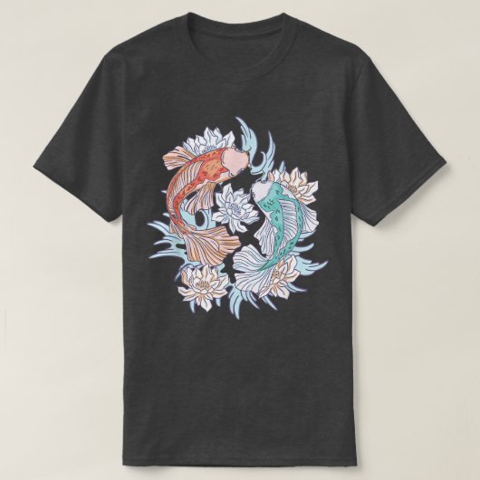 Koi Carp Kohaku Japan T-shirt (Design voorkant)