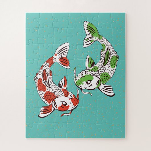 Koi Carp Legpuzzel (Verticaal)