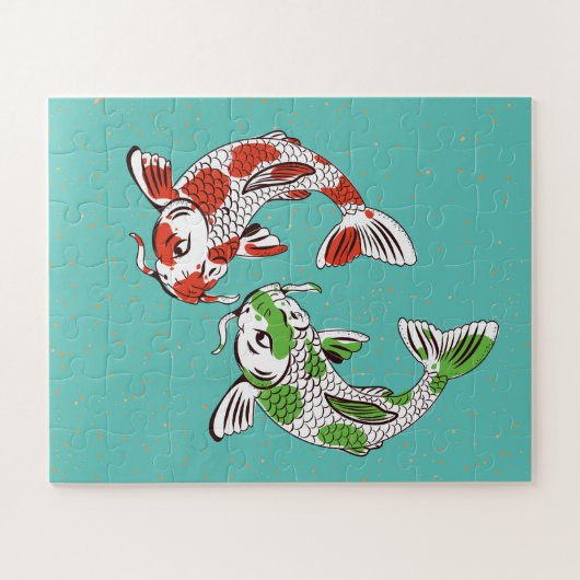 Koi Carp Legpuzzel (Horizontaal)