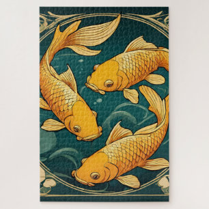 Koi Carp Print 1014 stuk Legpuzzel