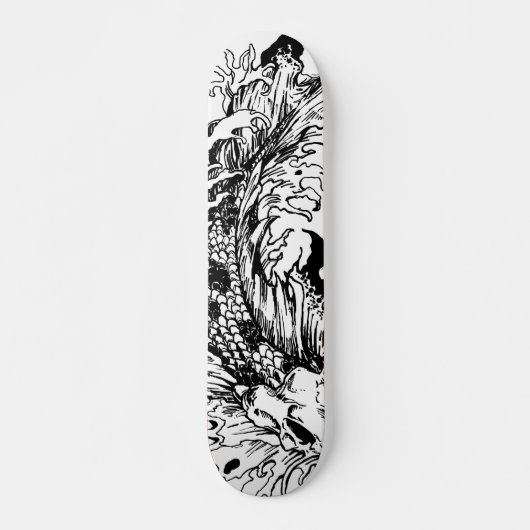 Koi Carpa Persoonlijk Skateboard (Voorkant)