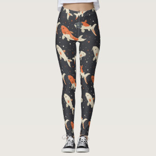 Koi Carps-patroon Leggings