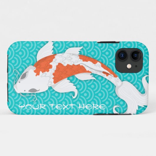 Koi Case-Mate iPhone Case (Achterkant (horizontaal))