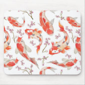 Koi Cherry Blossom Pattern Muismat (Voorkant)