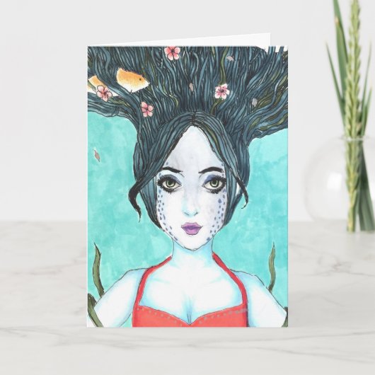 Koi Copic Art Kaart (Voorkant)