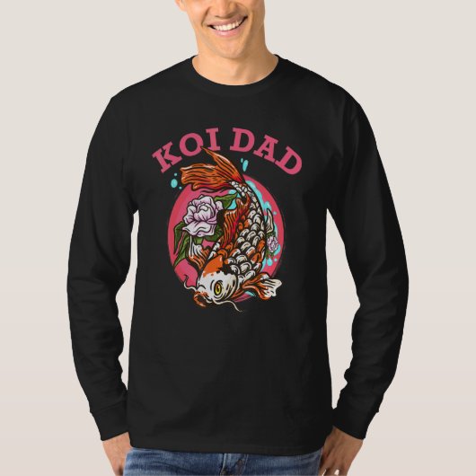 Koi Dad Japanse Koi Fish T-shirt (Voorkant)