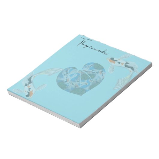 Koi dingen om te onthouden notitieblok (Linkerzijde)