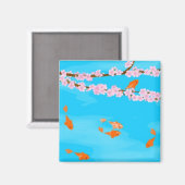 Koi en Sakura Magnet (Voorkant / Achterkant)