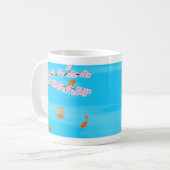 Koi en Sakura-Mok Koffiemok (Voorkant links)