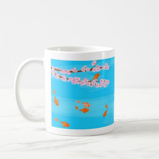 Koi en Sakura-Mok Koffiemok (Links)