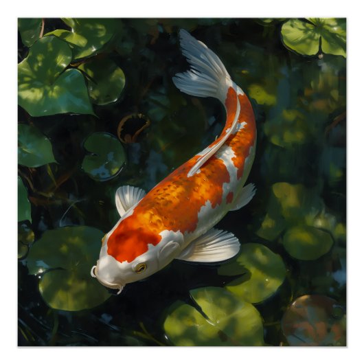 KOI FISCH POSTER (Voorkant)