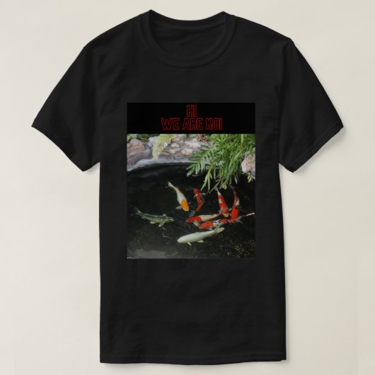 Koi fish 169 t-shirt (Design voorkant)