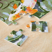 Koi Fish 8 x 10 inch Puzzle met tin Legpuzzel (Zijkant)