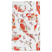 Koi Fish and Cherry Blossom Pattern Klein Cadeauzakje (Voorkant)