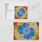 Koi Fish and Lotus Visitekaartje (Voorkant / Achterkant)