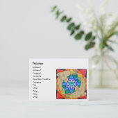 Koi Fish and Lotus Visitekaartje (Staand voorkant)