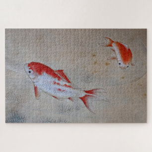 Koi Fish - Antiek Master Art /China Legpuzzel