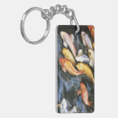 Koi Fish Art Sleutelhanger Pendant Charms (Voorkant Links)