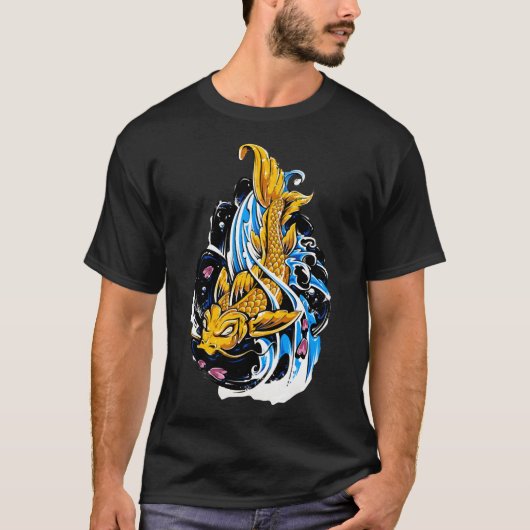 Koi Fish Art Work T-shirt (Voorkant)