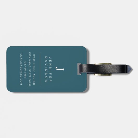 Koi Fish Bagagelabels (Achterkant horizontaal)