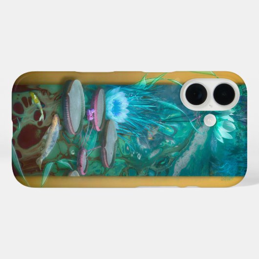 Koi Fish BORN OF DRAGONFLY Case-Mate iPhone Case (Achterkant (horizontaal))