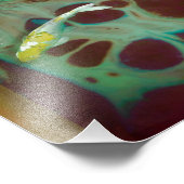 Koi Fish Born of Dragonfly Foto Afdruk (Hoek)